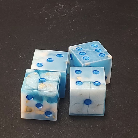 Across a Sky Blue Mind Pipped D6s
